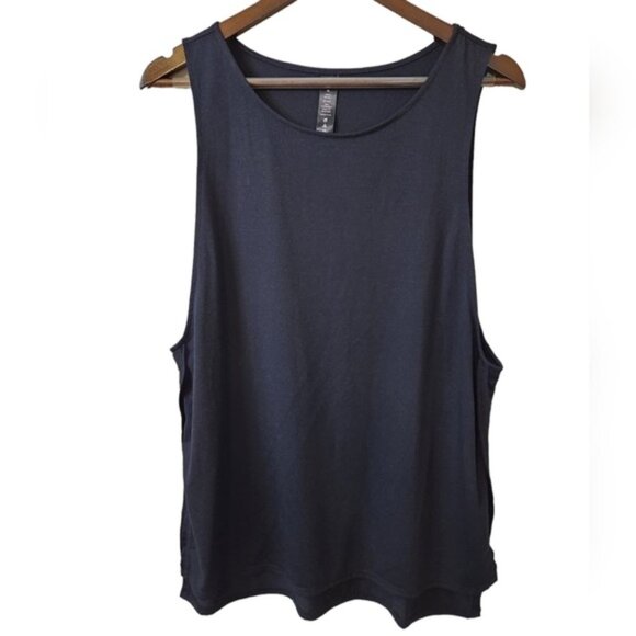 Yogalicious Tops - Yogalicious Yoga Workout Running Black Tank XL